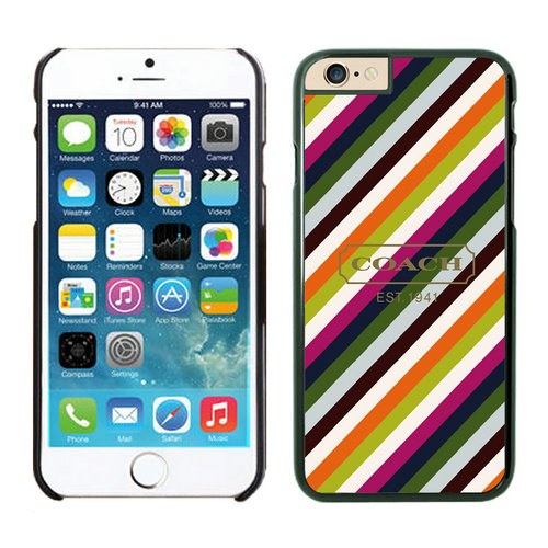 Coach Stripe Multicolor iPhone 6 Cases EYZ | Women - Click Image to Close